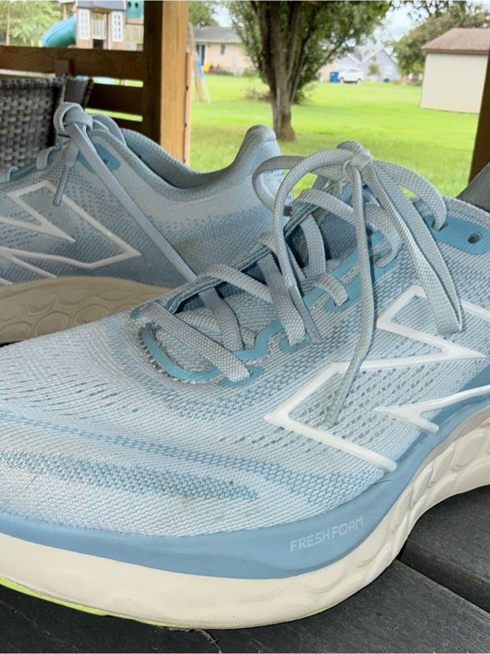 New Balance Light Blue Women's Fresh Foam Running Sneakers
